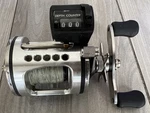 Okuma Catalina CT-20 Line Depth Counter All Aluminum Level Wind Fishing Reel. Fixed Price $199.95.
