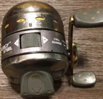 Vintage Shakespeare Synergy Steel Titanium 4002TI Casting Fishing Reel. Fixed Price $50.00.