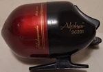 Shakespeare Alpha SC201 Fishing Reel, 32:1 Gear Ratio, Nice Used Condition. Fixed Price $5.00.