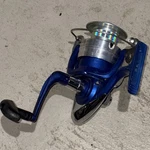 Daiwa Samurai Spinning Fishing Reel Blue. Fixed Price $35.00.
