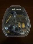 Okuma Stratus 7 SVII-30A Spinning Reel 30A, 5 Bearings, Black Gold, Aluminum. Fixed Price $80.00.
