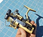 Vintage Used Zebco Model 6020 Spinning Fishing Reel Made Japan. Fixed Price $35.00.