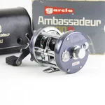 Abu Garcia Ambassadeur 6500C Fishing Reel. Made Sweden. W/ Box & Case.. Fixed Price $600.00.