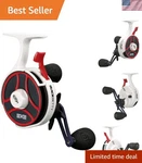 Revolutionary Freefall Trigger Ice Fishing Reel Left-handed, Rugged Durability. Fixed Price $133.19.