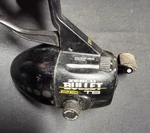 Vintage Zebco Bullet .22TS Magnum Gears Drag System Black Fishing Reel Usa. Fixed Price $14.99.