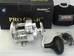 Violator V42 Narrow Jigging Reel Rh Silver Free Ship Jaws Cover. Fixed Price $183.60.