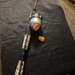 Zebco Bill Dance Spincast Reel & Fishing Rod COMBO,5-FOOT,2 Piece 8 Lb Line. Fixed Price $20.00.