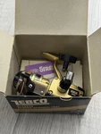 Zebco 6010 Gold Vintage Fishing Reel Spinning. Fixed Price $75.00.