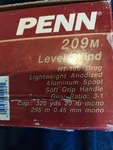 Penn 209M Level Wind Reel. Fixed Price $40.00.