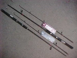 2 New Zebco Rhino Tough 6'6" Spinning Rod Medium Action. Fixed Price $59.95.