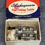 Mint. Vintage Shakespeare Leader 1909 Model Fd Levelwind Casting Reel Usa. Fixed Price $55.00.
