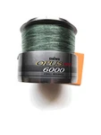Daiwa Opus 6000 Spinning Spool With 25 Lb Mono Fishing Line. Fixed Price $10.99.