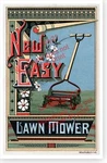 Easy Rotary Reel Lawn Mower Retro Victorian Advertising Poster. Fixed Price $18.99.
