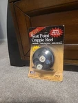 B'n'm West Point Crappie Reel FR2-V Spooled W/ 6-LB Hi-vis Line New Fishing. Fixed Price $11.29.