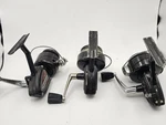 Three Vintage Shakespeare Spinning Fishing Reels. 2005 Gg. 2003 Gg, 2002. Fixed Price $46.91.