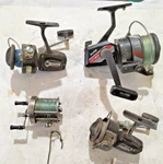 Vintage Fishing Reel X 4 Incl Diawa Record Overhead Silstar Spin Unrestored Af. Fixed Price $89.45.
