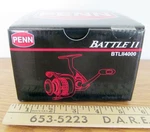 New Penn Battle Fishing Spinning Reel BTLII4000 All Metal Body. Fixed Price $89.95.