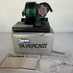 Vintage Daiwa Silvercast SC208RL Spincast Reel 4.1:1 1BB 8/75 Green Box Manual. Fixed Price $85.78.
