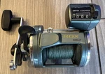 Okuma Rox 20DLX Left Hand Line Counter Conventional Level Wind Fishing Reel Mint. Fixed Price $49.95.