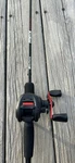 Abu Garcia Max Z Baitcast Combo With Power Disk Drag System. Fixed Price $80.00.