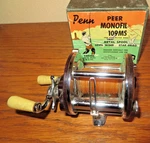Penn Peerless Monofil 109MS Fishing Reel Original Box. Fixed Price $55.00.