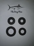 Carbon-tex Drag Washers Abu Garcia 8500, 8600, Nine, Cl, Ten,. Fixed Price $12.89.