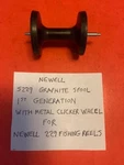 Newell S229 1ST Generation Graphite Spool With Metal Clicker Wheel Old Stock. Fixed Price $99.95.