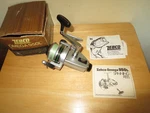 Vintage Zebco Omega 950-L Skirted Spinning Reel W/ Box And Manuals. Fixed Price $24.95.