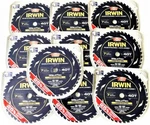 10 Irwin Weldtec 7-1/4" Carbide Tip Circular Saw Blades Tooth Trim Finish. Fixed Price $86.99.