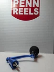Penn Part #15-BTLIII5000LE Handle Assembly (black/blue) New. Fixed Price $18.50.
