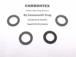 Daiwa Reel Part Sealine SL175H - (4) Smooth Drag Carbontex Washers #SDD112. Fixed Price $18.40.