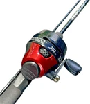 Zebco 202 Spincast Combo 2.8:1 Ratio 5'6" Pc Rod Black & Red 10 Lb Test Line. Fixed Price $24.95.
