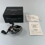 Near Mint Shimano 21 Scorpion Md 300XG Right Bait Casting Reel W/box. Fixed Price $179.55.