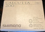 Shimano Calcutta Silver Baitcast Reel Right 5.0:1 Anti-reverse CT-200A. Fixed Price $150.00.
