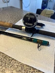Custom 9 Ft Lamiglas Rod &newell C235-5 2-PIECE. Cork Handle. Fixed Price $400.00.