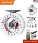 Eco Pre-loaded Fly Fishing Reel 5/6WT Easy Retrieval And Rugged Durability. Fixed Price $66.87.