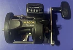 Okuma Magda 30DXT Line Counter 4.0:1 Right-hand Bait Trolling Casting Reel. Fixed Price $60.00.
