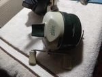 Zebco 404 Fishing Reel Vintage Green/white Spin Cast, 3 Rivet, Made Usa. Fixed Price $20.00.