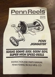 Penn Jigmaster 500M Conventional Saltwater Reel New In Box Made U.s.a.. Fixed Price $175.00.