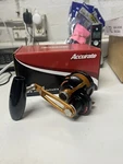 Accurate Valiant Slow Pitch Reel Black & Orange BV-500N-SPJ Brand New In Box. Fixed Price $549.99.
