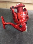 Shakespeare Tiger Spinning Reel. Model TSP50C. Rare Red Color. Preowned.. Fixed Price $19.99.