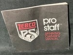 Zebco Pro Staff Spinning Reel Owner's Manual 16 Page Booklet Guc. Fixed Price $12.00.