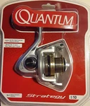 New Quantum Strategy Spinning Size 10 Reel Silver/gold 5.2:1. Fixed Price $24.99.