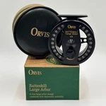 Orvis Battenkill Large Arbor 5/6 Fly Fishing Reel Black England W Case Box. Fixed Price $225.00.