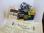 Vintage Ocean City No 1600 Belmont Level Wind Baitcasting Reel W/ Box Manuals 37. Fixed Price $40.00.