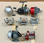 Random Lot Vintage Fishing Casting Reels Shakespeare Bronson Zebco Viking (#F51. Fixed Price $100.00.