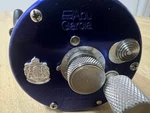 Abu Ambassadeur Blue Yonder Multipler Fishing Reel. Fixed Price $375.00.