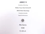 Abu Garcia Reel Part 7500 Ct 07-00 5230 Abec Stainless Bearing X 10 4 #01. Fixed Price $12.40.