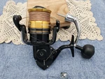 New Open Box Shimano Socorro 10000 Salt Water Fishing Reel With Line Added. Fixed Price $216.00.
