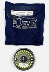 Orvis Fishing Fly Reels 3" Spools Various Spooled Line With Cloth Case!. Fixed Price $99.99.